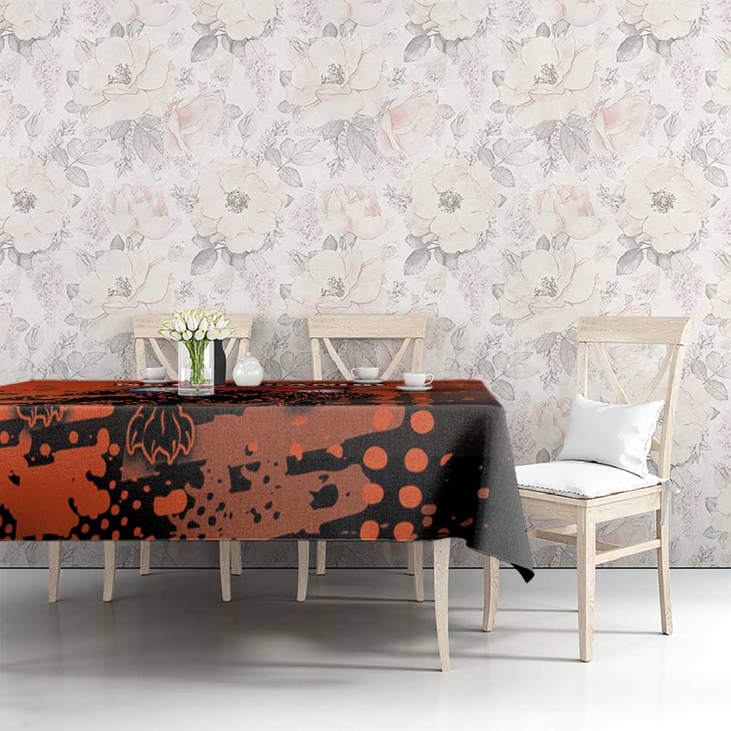 Netherlands Tablecloth Lion With Daisy Flower - Wonder Print Shop