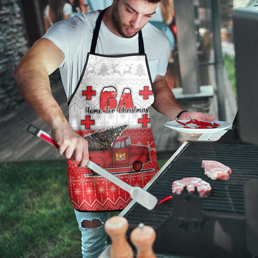 Georgia Christmas Apron GA Home For Christmas - Wonder Print Shop
