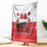 Georgia Christmas Blanket GA Home For Christmas - Wonder Print Shop