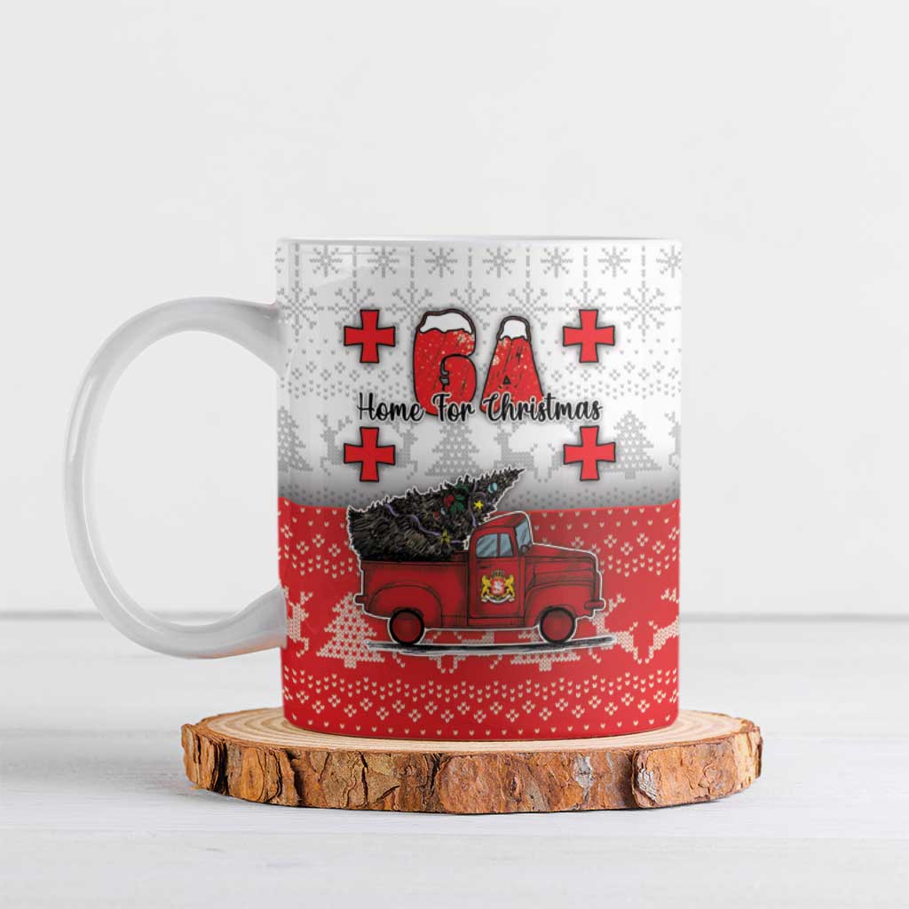Georgia Christmas Ceramic Mug GA Home For Christmas - Wonder Print Shop