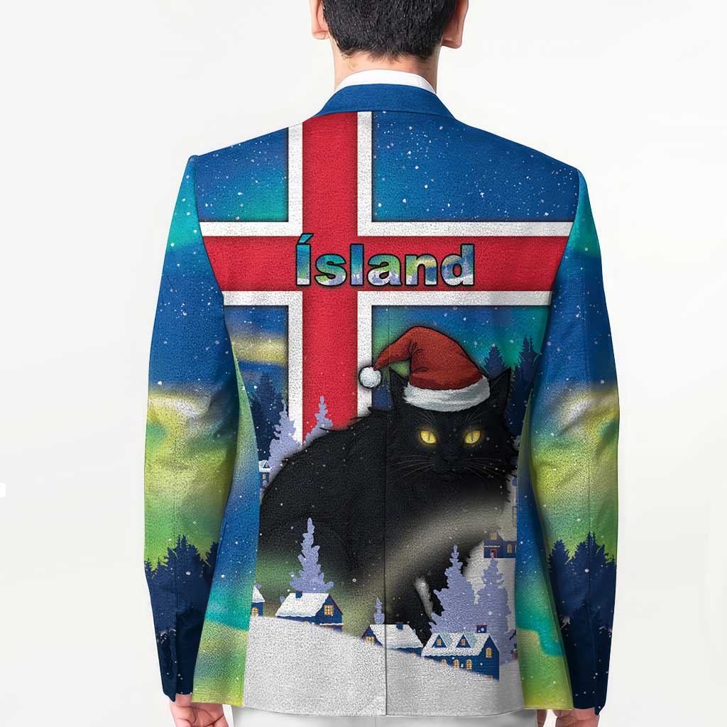 Iceland Christmas Blazer Yule Cat Gledileg Jol - Wonder Print Shop