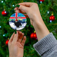 Iceland Christmas Ceramic Ornament Yule Cat Gledileg Jol - Wonder Print Shop