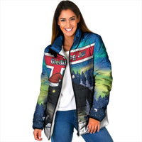 Iceland Christmas Padded Jacket Yule Cat Gledileg Jol - Wonder Print Shop