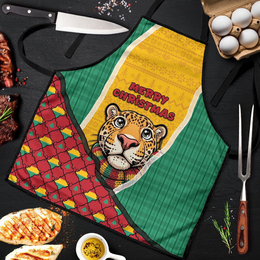 Guyana Christmas Apron Dapper Cute Jaguar Puffer Cute Style