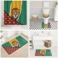 Guyana Christmas Bathroom Set Dapper Cute Jaguar Puffer Cute Style