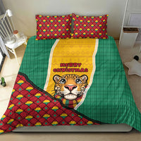 Guyana Christmas Bedding Set Dapper Cute Jaguar Puffer Cute Style