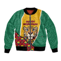 Guyana Christmas Bomber Jacket Dapper Cute Jaguar Puffer Cute Style