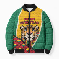 Guyana Christmas Bomber Puffer Jacket Dapper Cute Jaguar Puffer Cute Style