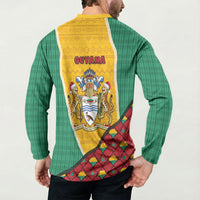 Guyana Christmas Button Sweatshirt Dapper Cute Jaguar Puffer Cute Style
