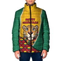Guyana Christmas Padded Jacket Dapper Cute Jaguar Puffer Cute Style