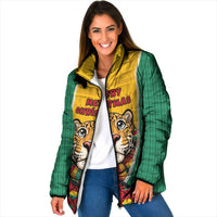 Guyana Christmas Padded Jacket Dapper Cute Jaguar Puffer Cute Style