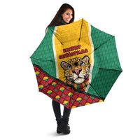 Guyana Christmas Umbrella Dapper Cute Jaguar Puffer Cute Style