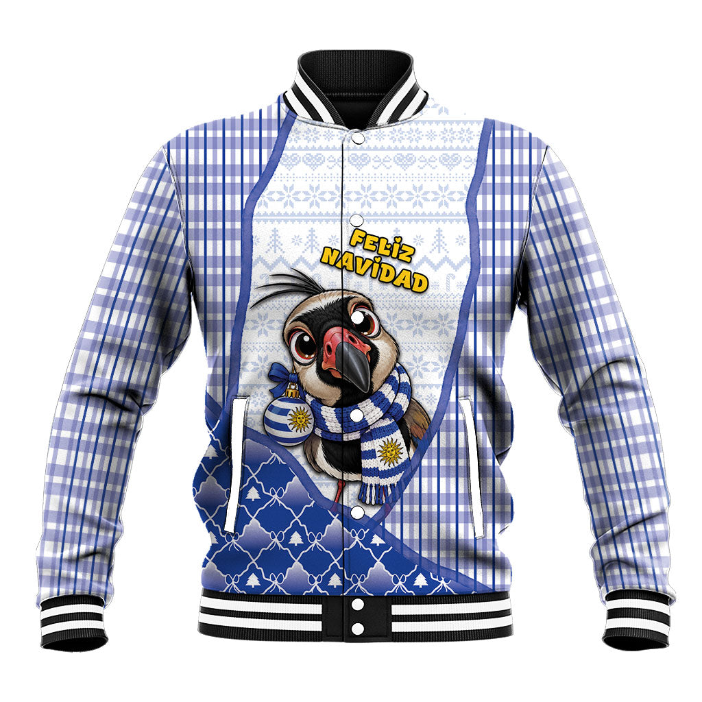 Uruguay Christmas Baseball Jacket Southern Lapwing Cute Jaguar Puffer Cute Style