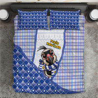 Uruguay Christmas Bedding Set Southern Lapwing Cute Jaguar Puffer Cute Style