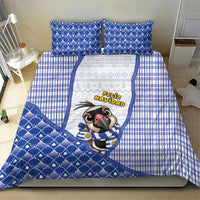 Uruguay Christmas Bedding Set Southern Lapwing Cute Jaguar Puffer Cute Style