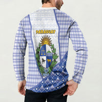 Uruguay Christmas Button Sweatshirt Southern Lapwing Cute Jaguar Puffer Cute Style