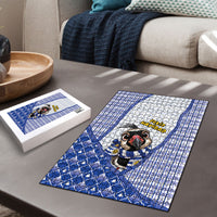 Uruguay Christmas Puzzle Southern Lapwing Cute Jaguar Puffer Cute Style