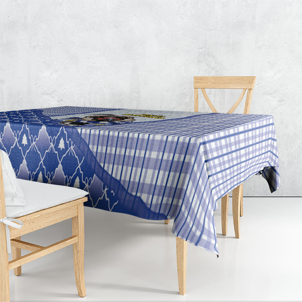 Uruguay Christmas Tablecloth Southern Lapwing Cute Jaguar Puffer Cute Style