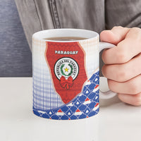 Paraguay Christmas Ceramic Mug Cute Pampas Fox Big Nose Snowflake Pattern