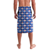 Paraguay Christmas Lavalava Cute Pampas Fox Big Nose Snowflake Pattern