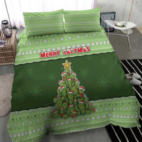 Cactus Christmas Bedding Set Merry Cactmas - Wonder Print Shop