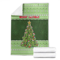 Cactus Christmas Blanket Merry Cactmas - Wonder Print Shop