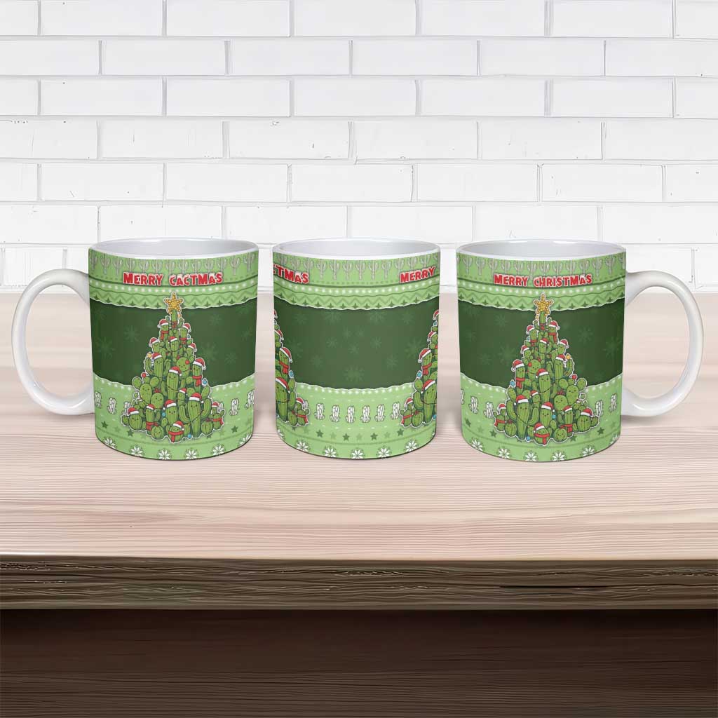 Cactus Christmas Ceramic Mug Merry Cactmas - Wonder Print Shop