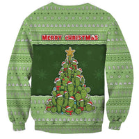Cactus Christmas Sweatshirt Merry Cactmas - Wonder Print Shop