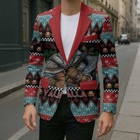 Vikings Christmas Blazer Warrior Santa - Wonder Print Shop