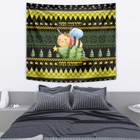 Bee Christmas Tapestry Cute Bumblebee - Wonder Print Shop