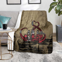 Danish Empire Blanket Denmark Norway Union And Kraken - Wonder Print Shop