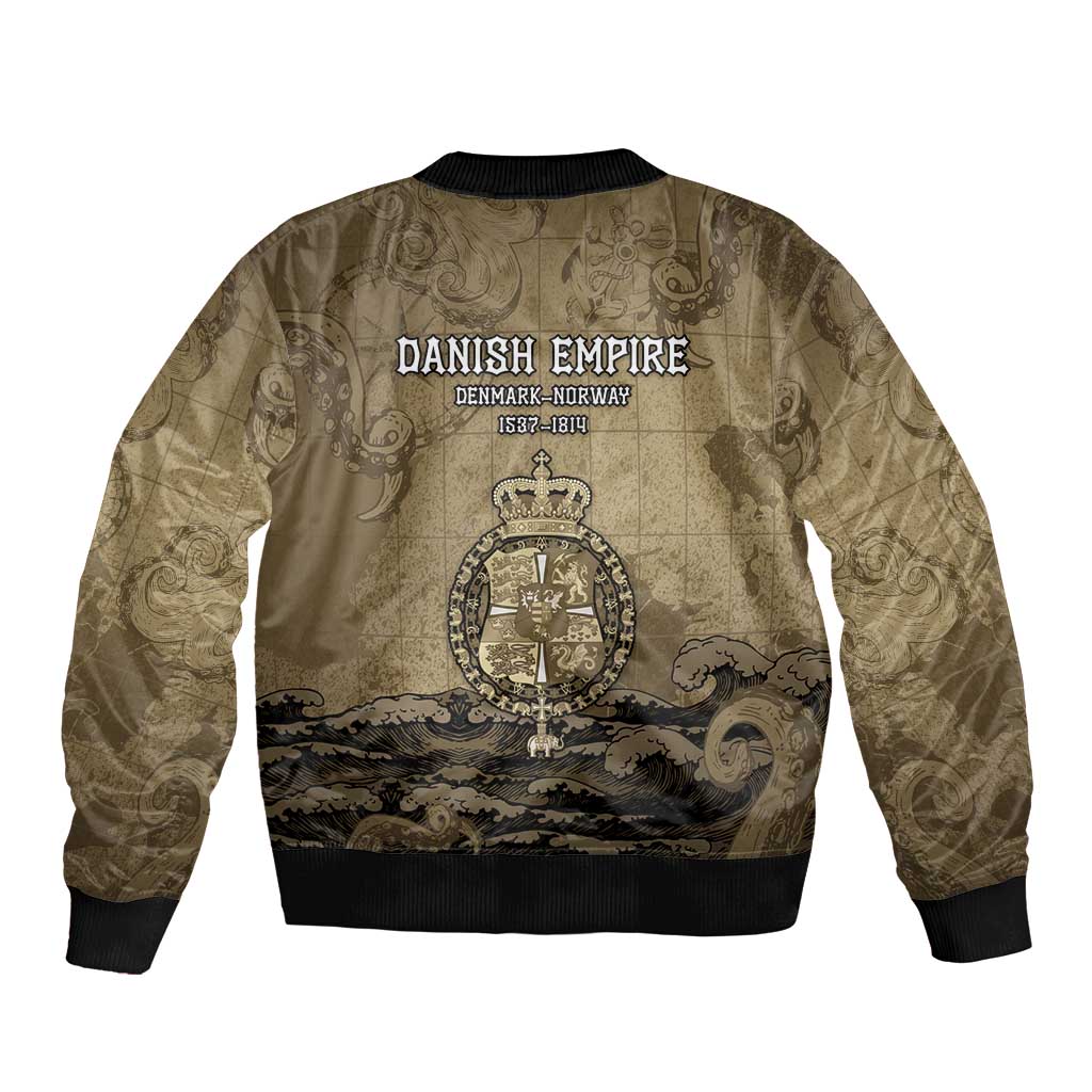 Danish Empire Bomber Jacket Denmark Norway Union And Kraken - Wonder Print Shop