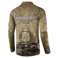 Danish Empire Button Sweatshirt Denmark Norway Union And Kraken - Wonder Print Shop