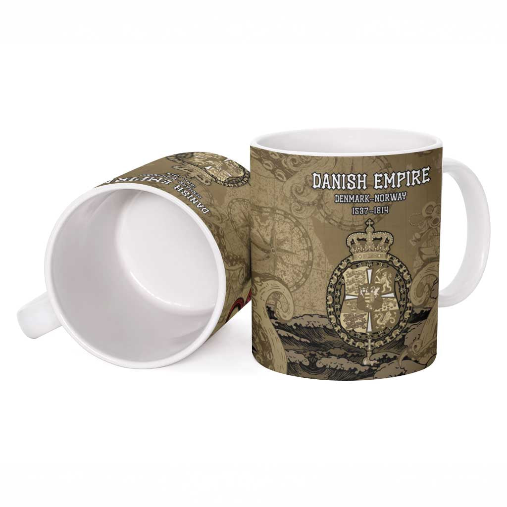 Danish Empire Ceramic Mug Denmark Norway Union And Kraken - Wonder Print Shop