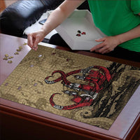 Danish Empire Puzzle Denmark Norway Union And Kraken - Wonder Print Shop