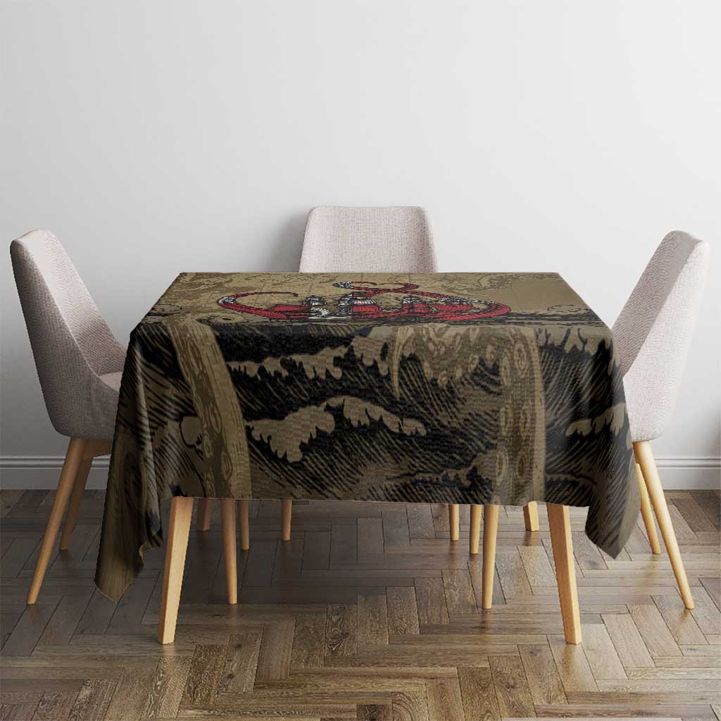 Danish Empire Tablecloth Denmark Norway Union And Kraken - Wonder Print Shop