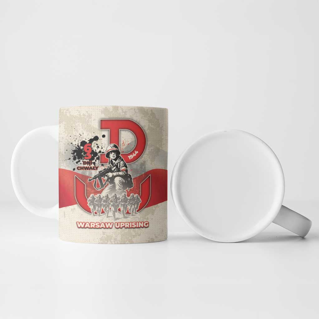 Polish Warsaw Uprising Ceramic Mug 63 Days Of Glory