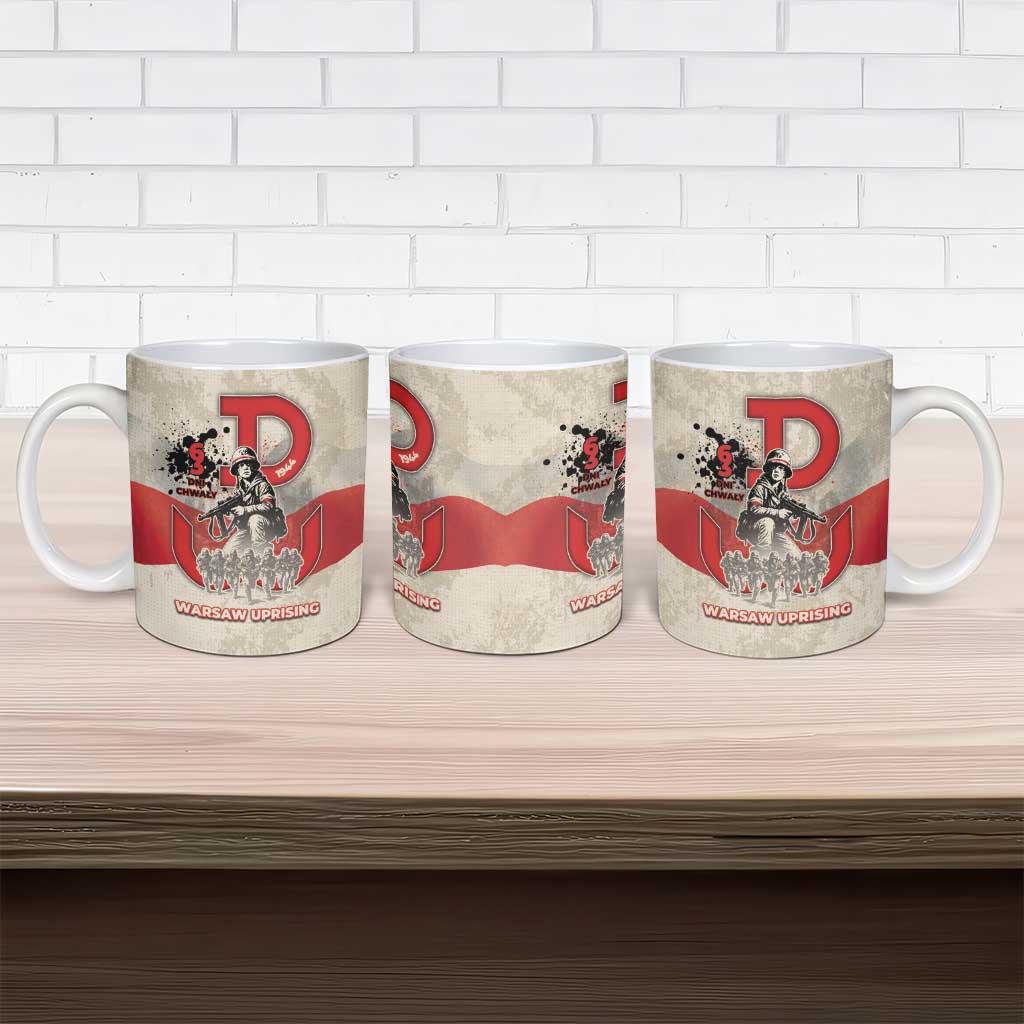 Polish Warsaw Uprising Ceramic Mug 63 Days Of Glory
