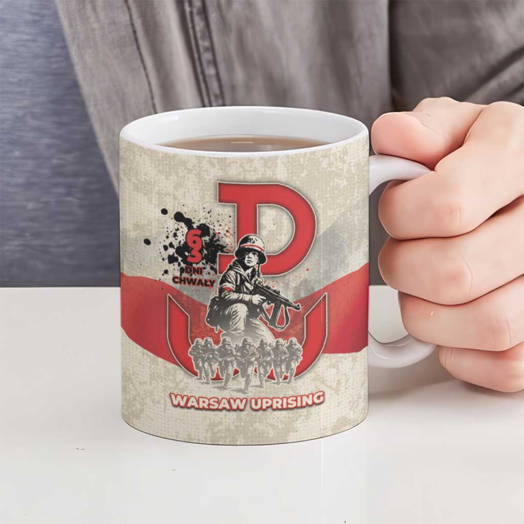 Polish Warsaw Uprising Ceramic Mug 63 Days Of Glory