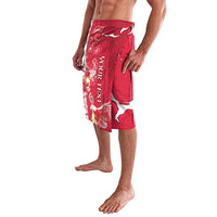 Personalized Poland Lavalava Two White Eagles Fighting - Wonder Print Shop