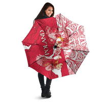 Poland Umbrella Two White Eagles Fighting - Wonder Print Shop