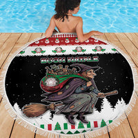 Italy Christmas Beach Blanket La Befana Buon Natale - Wonder Print Shop