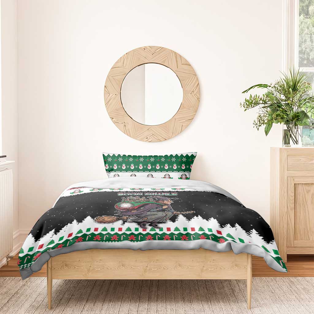 Italy Christmas Bedding Set La Befana Buon Natale - Wonder Print Shop