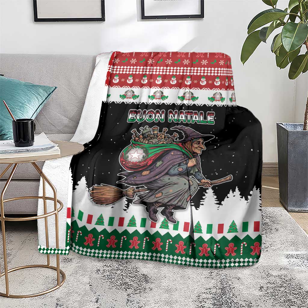 Italy Christmas Blanket La Befana Buon Natale - Wonder Print Shop