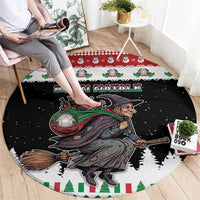 Italy Christmas Round Carpet La Befana Buon Natale - Wonder Print Shop