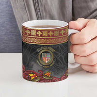 Danish Empire Ceramic Mug Kalmar Union With Viking Patterns - Wonder Print Shop