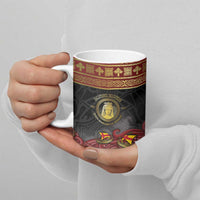Danish Empire Ceramic Mug Kalmar Union With Viking Patterns - Wonder Print Shop