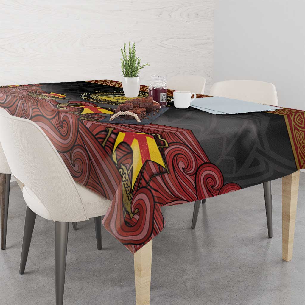 Danish Empire Tablecloth Kalmar Union With Viking Patterns - Wonder Print Shop