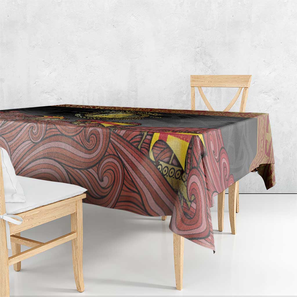 Danish Empire Tablecloth Kalmar Union With Viking Patterns - Wonder Print Shop