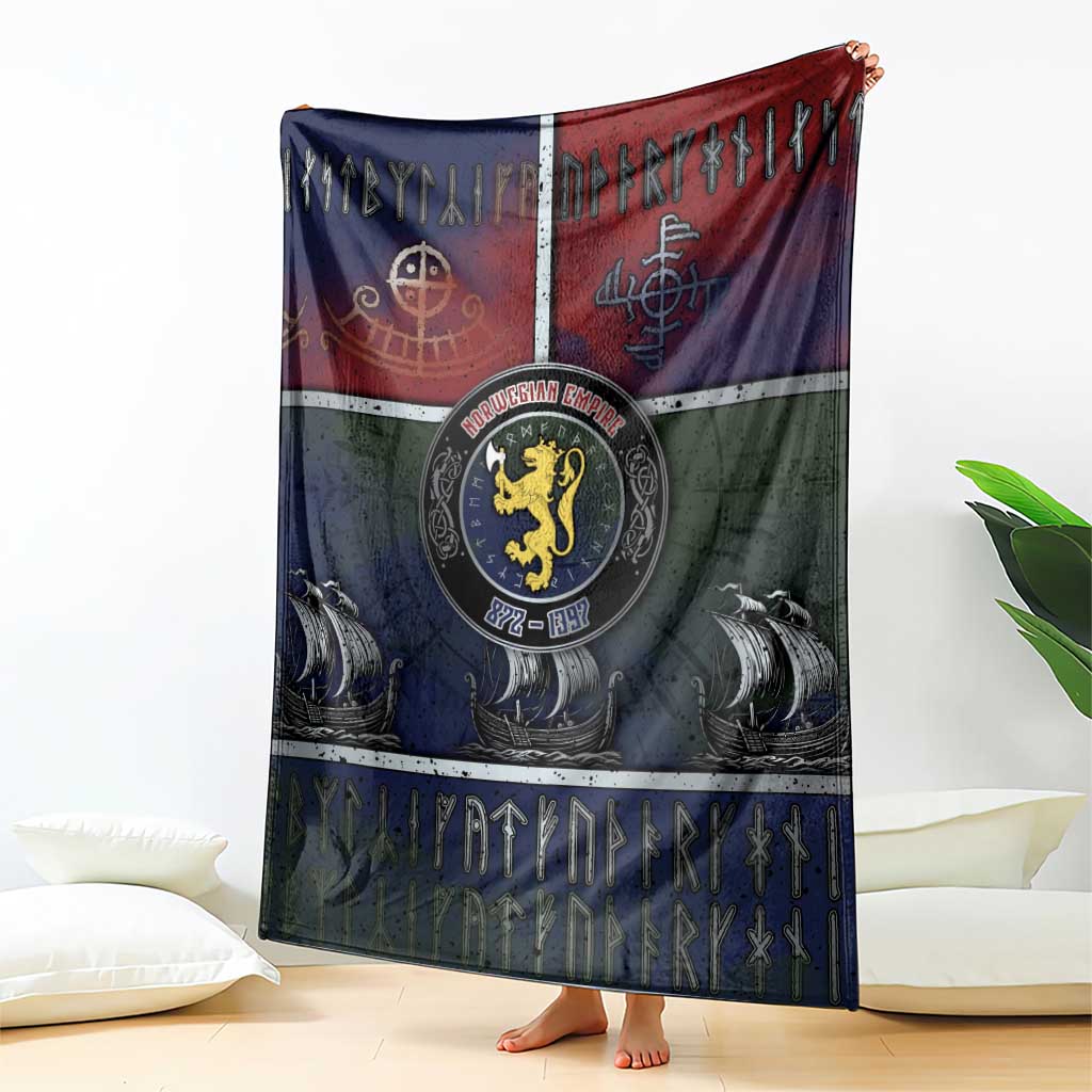Norwegian Empire Blanket Ancient Viking Patterns - Wonder Print Shop